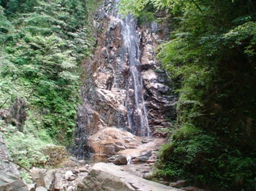 竜頭峡奥の滝