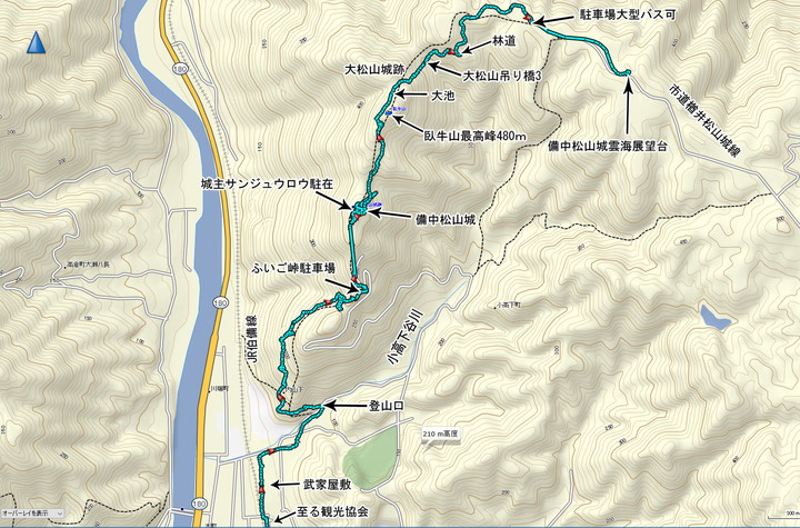 備中松山城