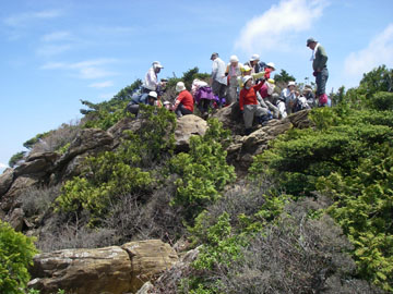 東赤石山頂